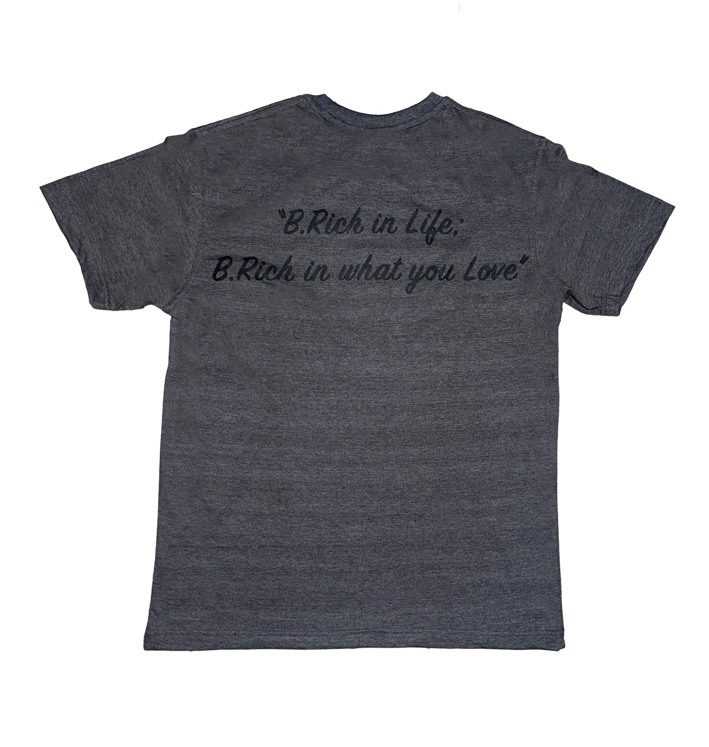 Charcoal Slogan Tee