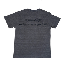 Load image into Gallery viewer, Charcoal Slogan Tee
