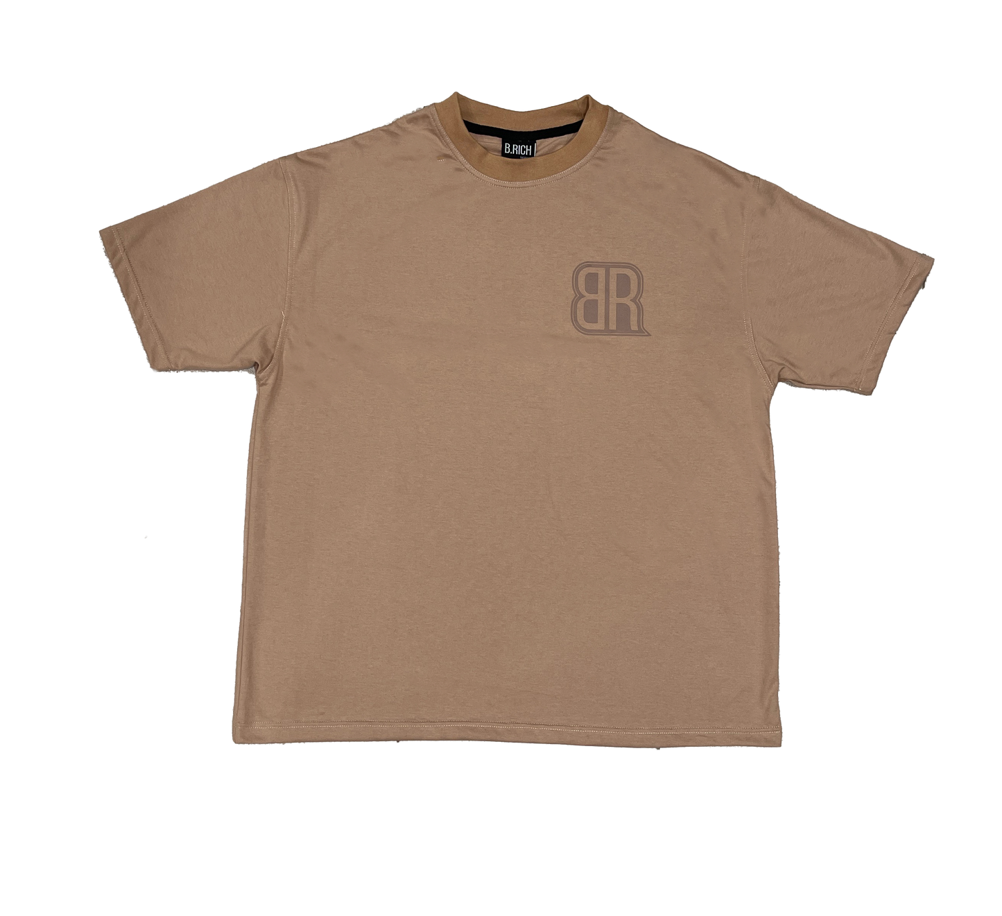 Tan Slogan Tee