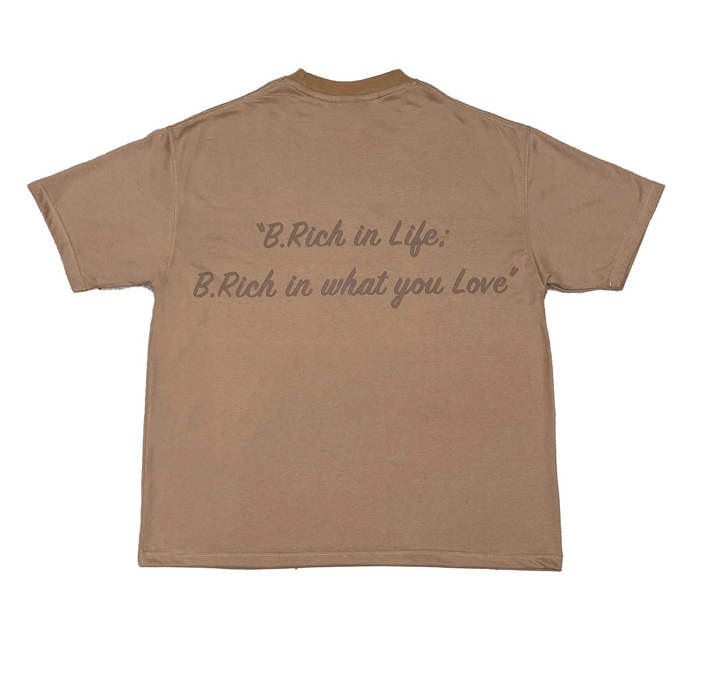 Tan Slogan Tee